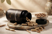 NutriHerbs Ashwagandha Capsules | 100 Capsules | Pure & Natural Organic Stress Relief & Daily Vitality