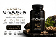 NutriHerbs Ashwagandha Capsules | 100 Capsules | Pure & Natural Organic Stress Relief & Daily Vitality